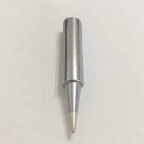SolderFun T18 K tip close-up with tin-plated coating for lead-free work.