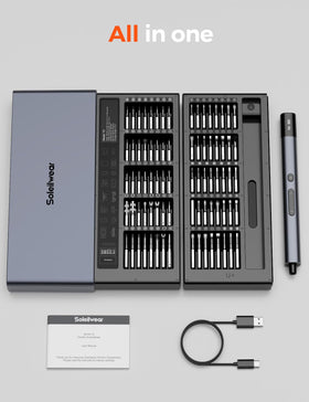Soleilwear long lasting battery supports many screws per charge