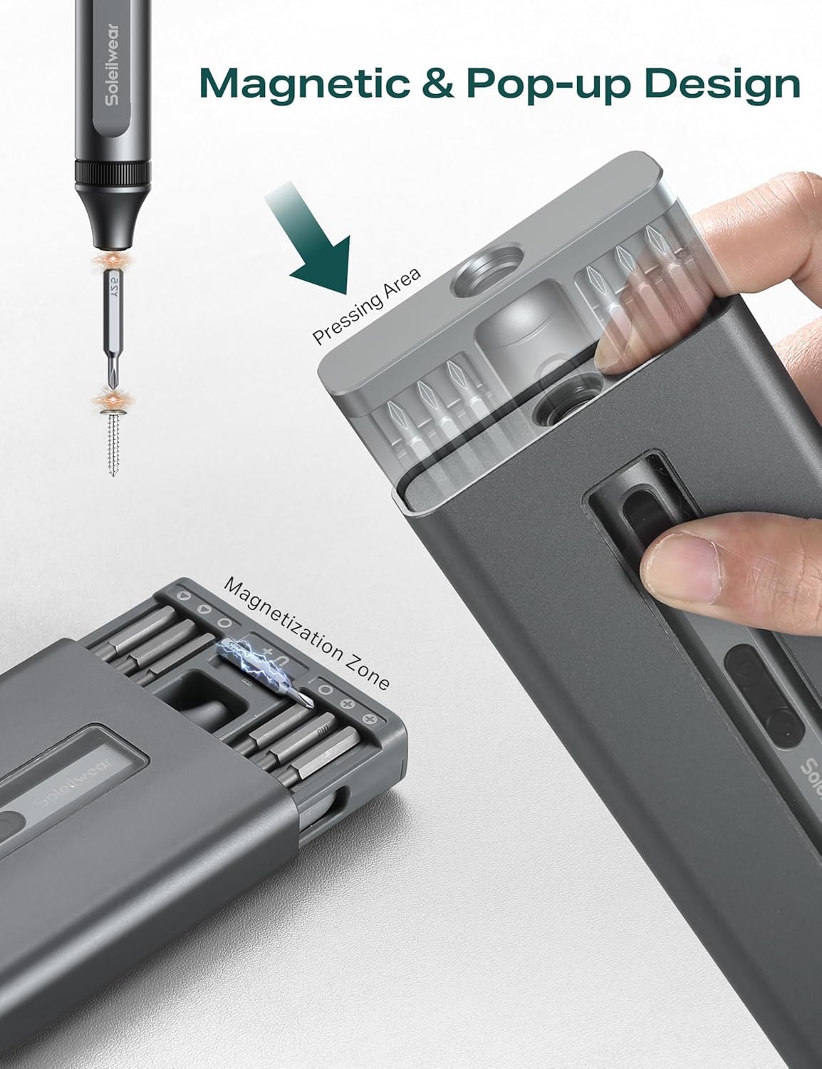 Soleilwear USB-C charging cable for quick recharging