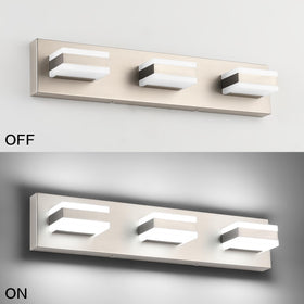 SOLFART LED 24W vanity light, dimmable and energy efficient.
