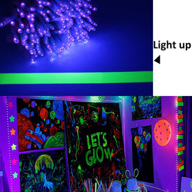 Solhice 300 LEDs create vibrant fluorescence for body art and displays