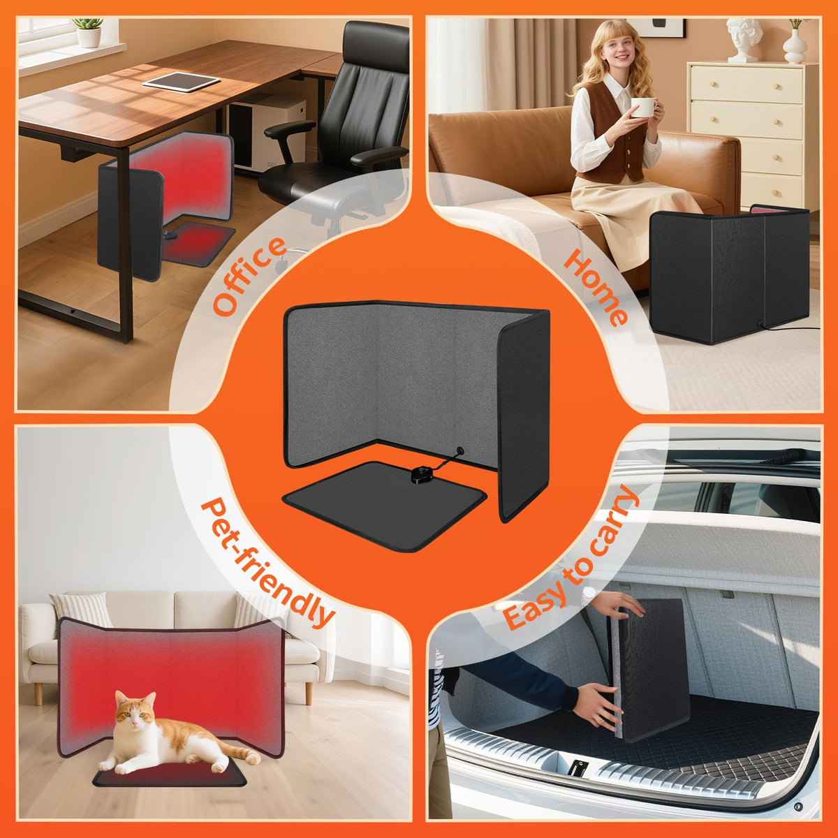 SoliSnug 300W energy-efficient heater lowers power use.