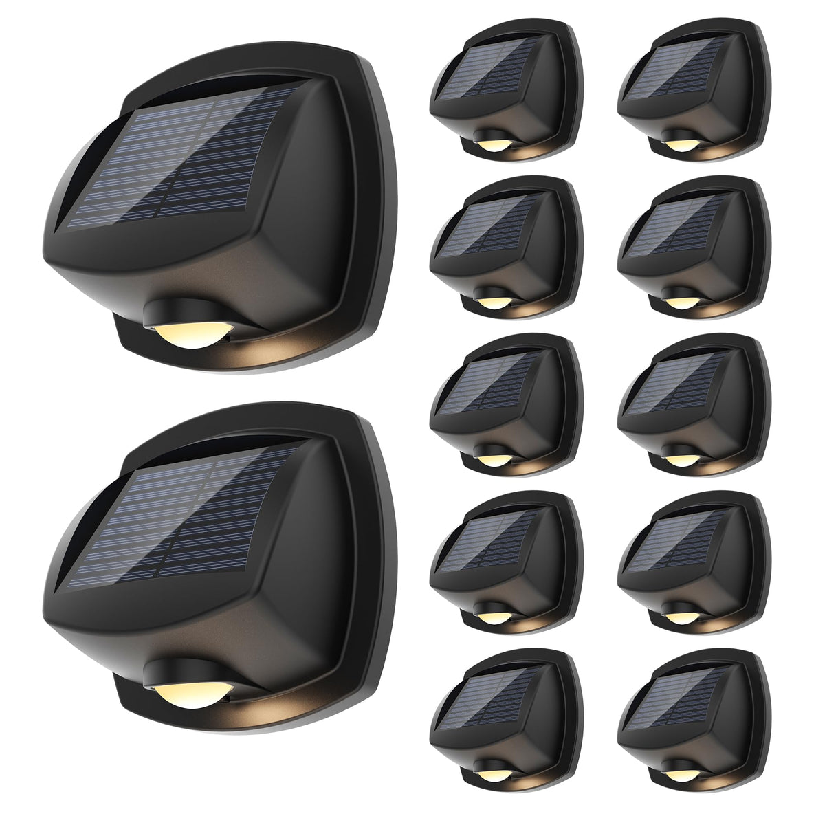 SOLPEX twelve-pack-solar-lights-outdoor covers multiple outdoor zones.