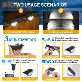 SOLPEX 6-pack outdoor lights provide safe ambience for yard and garden