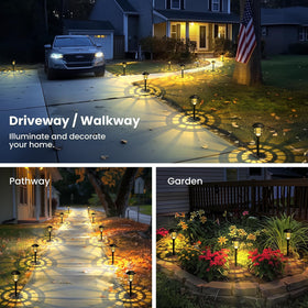 SOLPEX dusk-to-dawn operation offers hands-free nighttime illumination along paths