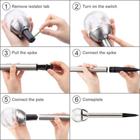 SOLPEX easy installation requires no tools or wiring for quick setup