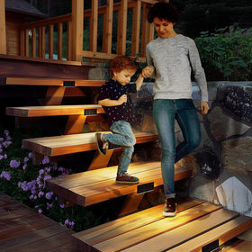 SOLPEX garden yard path lights provide charming walkway illumination.