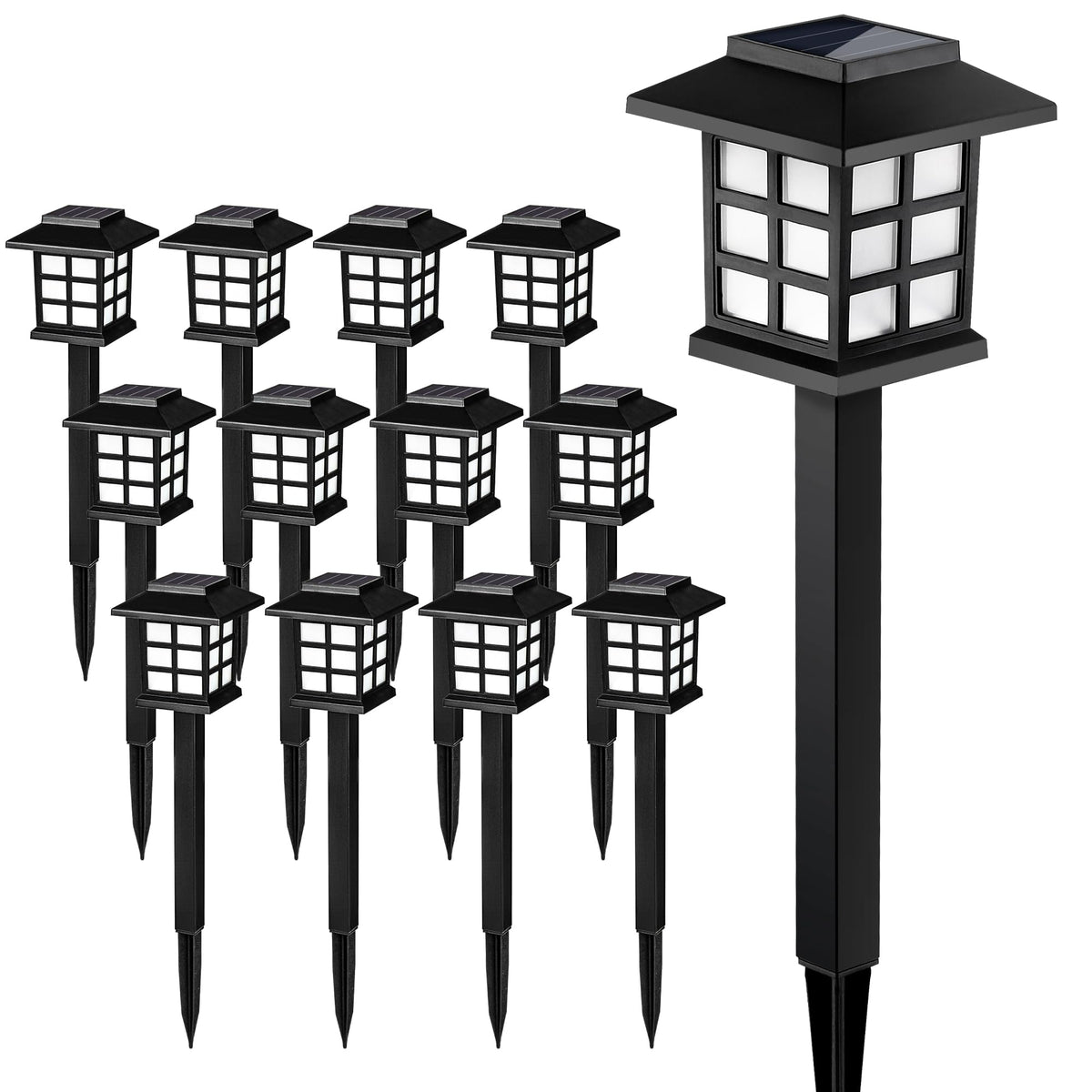 SOLPEX light on night illumination provides passive security and ambiance.