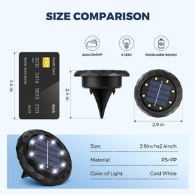 SOLPEX mini solar ground light close-up shows rugged IP44 housing.