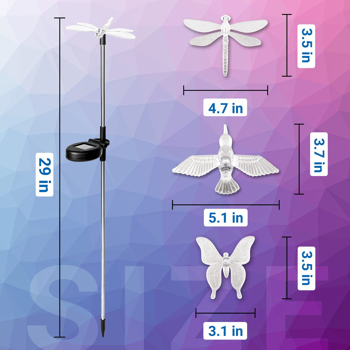 SOLPEX multi-color changing lights offer versatile outdoor decoration.