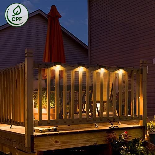 SOLPEX waterproof deck light with durable shell withstands rain and wind.