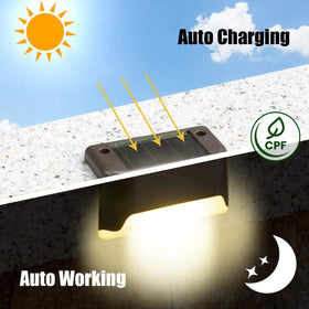 SOLPEX solar deck light is easy to install with screw mounting