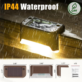 SOLPEX solar deck light delivers consistent night illumination for outdoor spaces