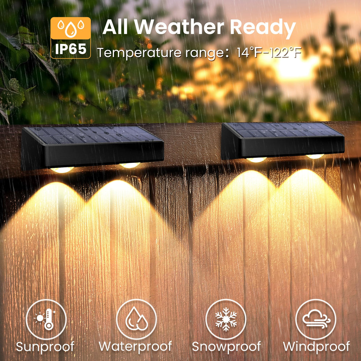 SOLPEX LED lenses provide focused brightness over wide outdoor areas