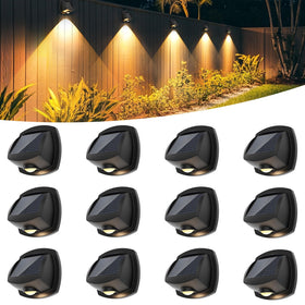 SOLPEX solar fence-lights-wide-illumination provides broad lighting for fences and walls.