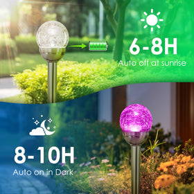 SOLPEX white-mode lights provide steady illumination for everyday outdoor spaces.