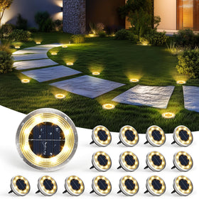 SOLPEX solar ground light with diamond-cut cover for elegant garden accents