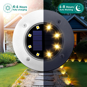 SOLPEX solar ground light driveway pack defines edges with durable design