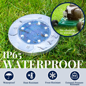 SOLPEX solar ground light provides night illumination for paths, yards, and patios.