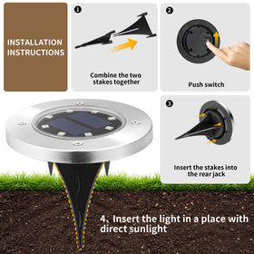 SOLPEX solar ground light patio creates intimate backyard ambiance