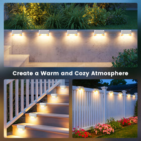 SOLPEX solar patio light adds warm ambience to evenings outdoors.