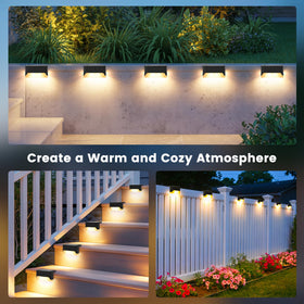SOLPEX solar porch light adds welcoming front porch visibility after dusk.