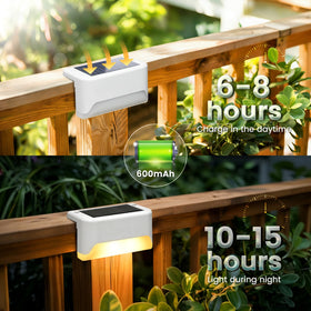 SOLPEX solar railing light enhances balcony visibility and safety.