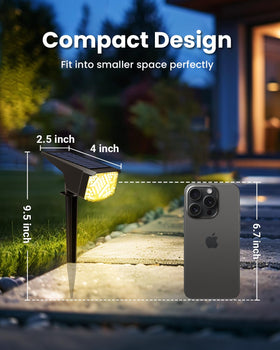 SOLPEX solar spot light mounted on a wall for outdoor lighting versatility
