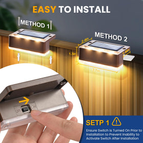 SOLPEX step lights provide warm illumination to guide stairs safely