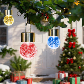 SOLPEX stainless steel and glass globe light offers durable all-season use.