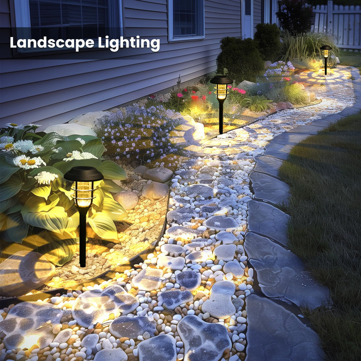 SOLPEX warm-white glow brightens patios and gardens with subtle ambience