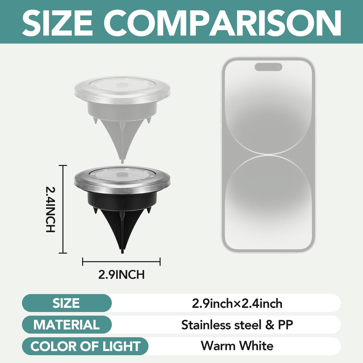 SOLPEX warm white solar path light creating welcoming evenings around the walkway.