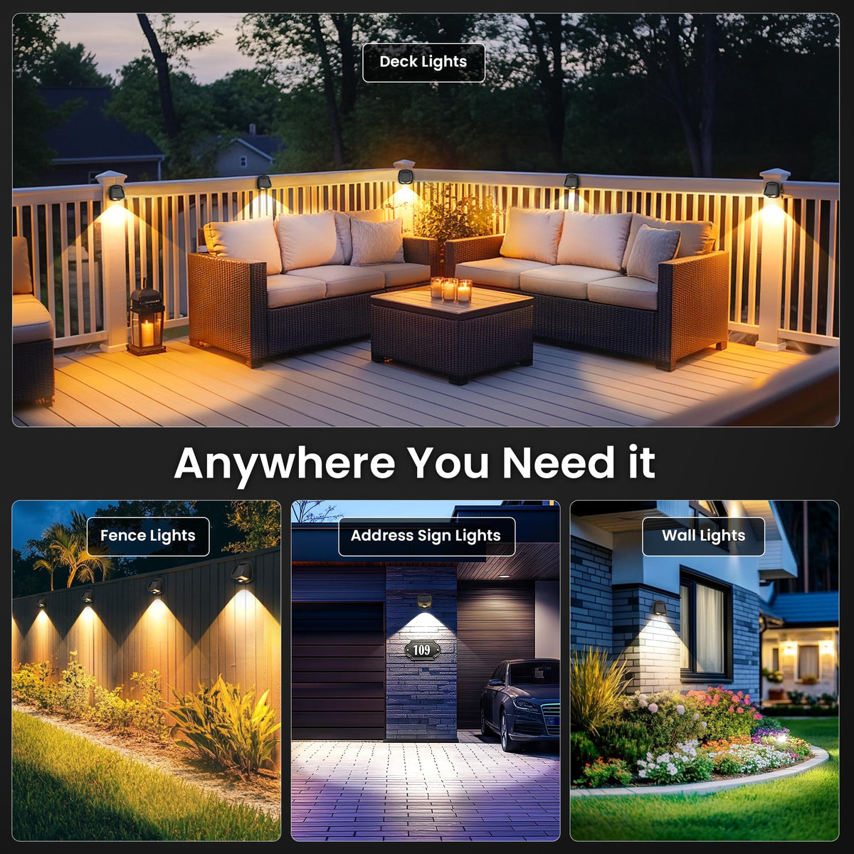 SOLPEX waterproof-abs-light-ip65 resists rain and snow for year-round use.