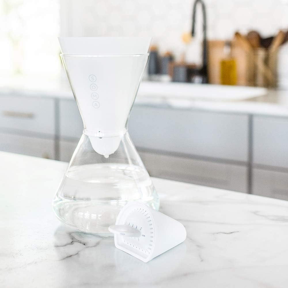 Soma ready-to-use filter in-pack demonstrates quick, simple replacement