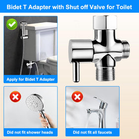 SOMDARHK bidet t-adapter safety lever in use for simple operation.