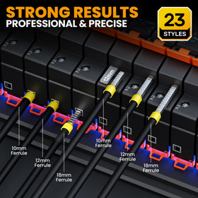 SOMELINE 23-types ferrules set offers versatile wiring options.