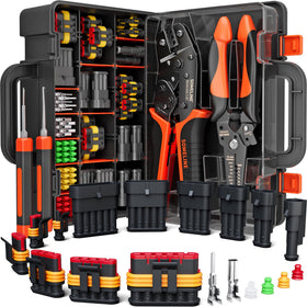 SOMELINE crimping tool kit front view showing ergonomic grip for precise crimps.
