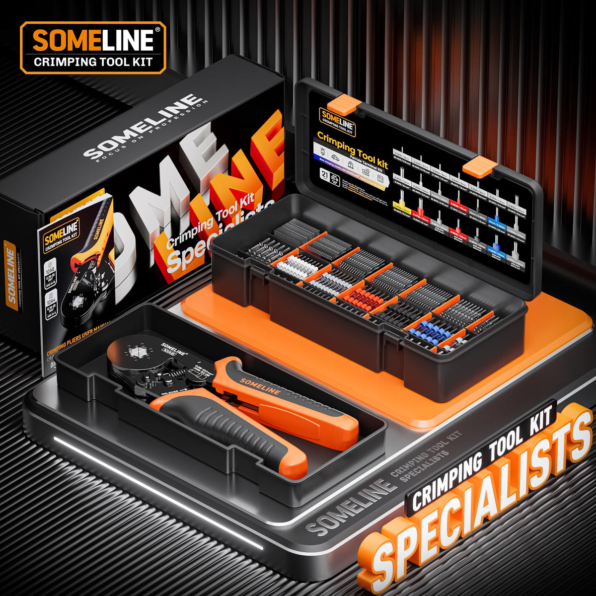 SOMELINE ferrule kit nylon insulation provides safe, flame-retardant protection.
