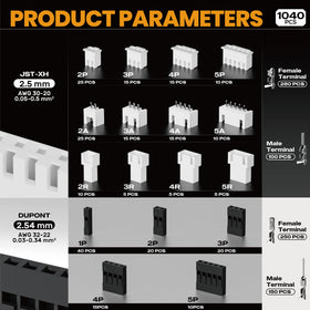 SOMELINE PH 2-0mm connector kit with precise crimp alignment