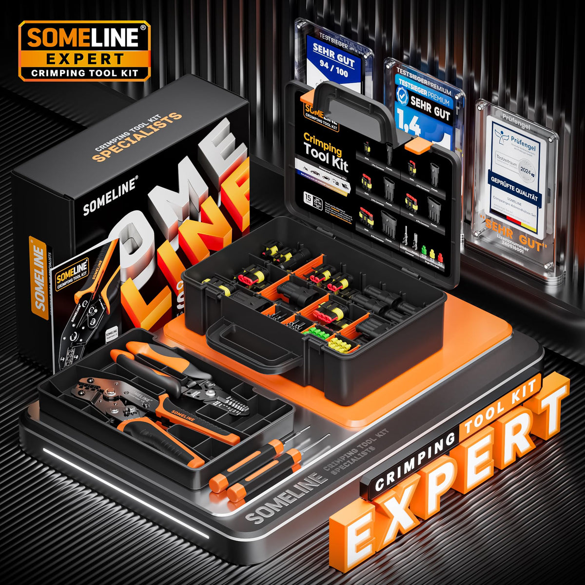 SOMELINE removal tools for quick crimp contact replacement.