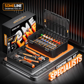 SOMELINE stackable storage box designed for easy tool access