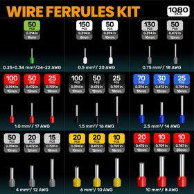 SOMELINE double-layer storage box keeps ferrules organized and portable.