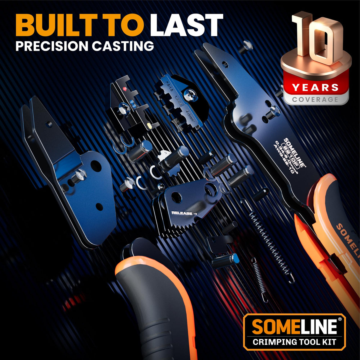 SOMELINE tin copper connectors closeup highlighting corrosion resistance
