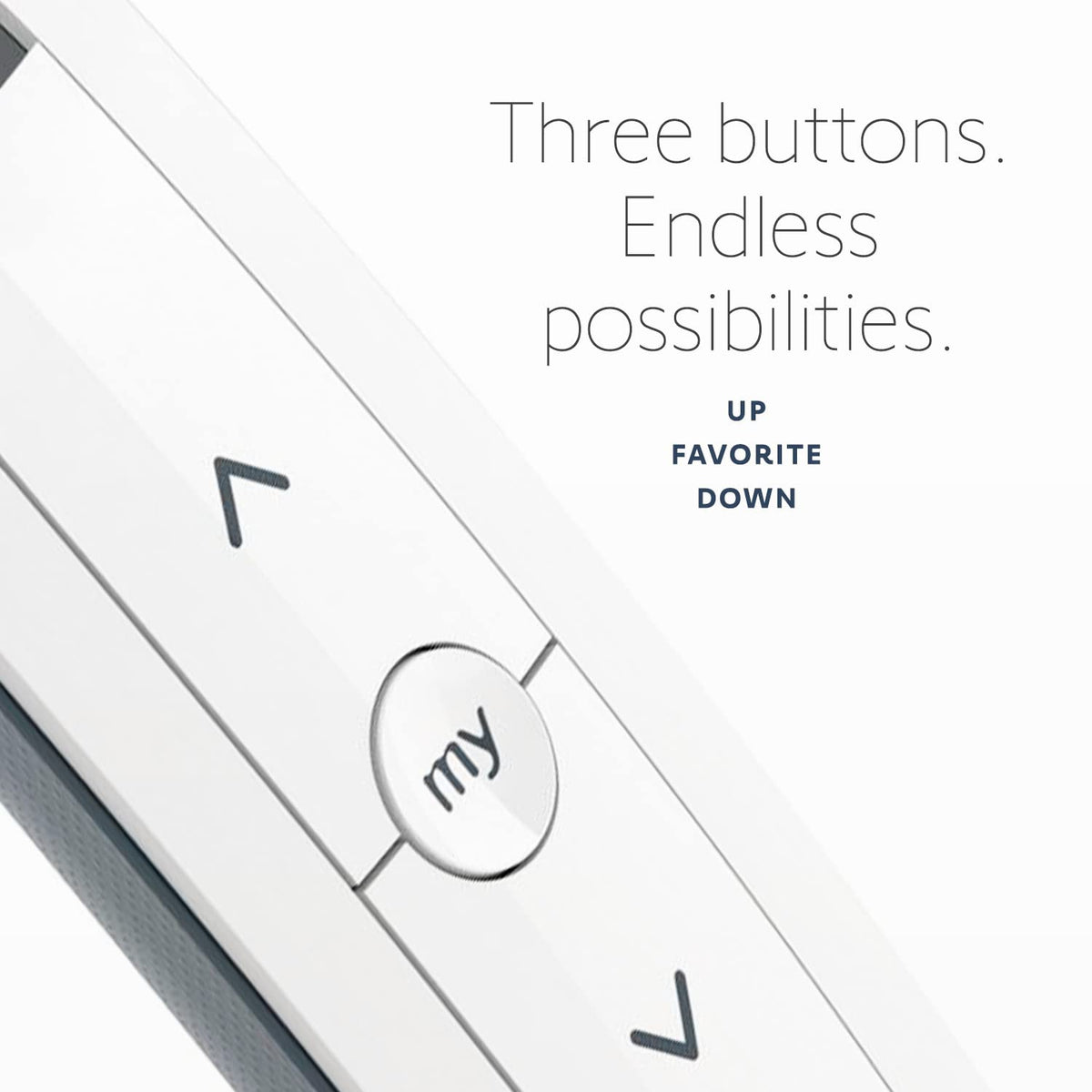 Somfy Situo 5 Pure remote mounted in a living space for quick access.