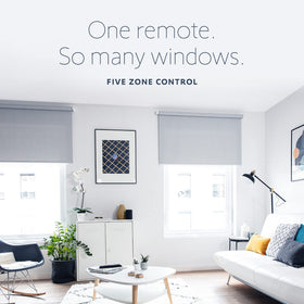 Somfy Situo 5 Pure remote with mounting plate included for convenient placement.