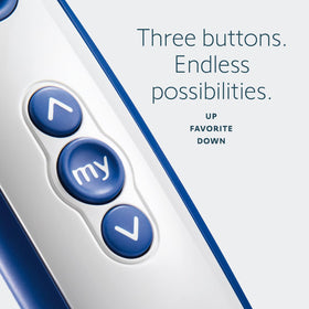 Telis 4 Patio remote showing the MY setting for quick favorites.