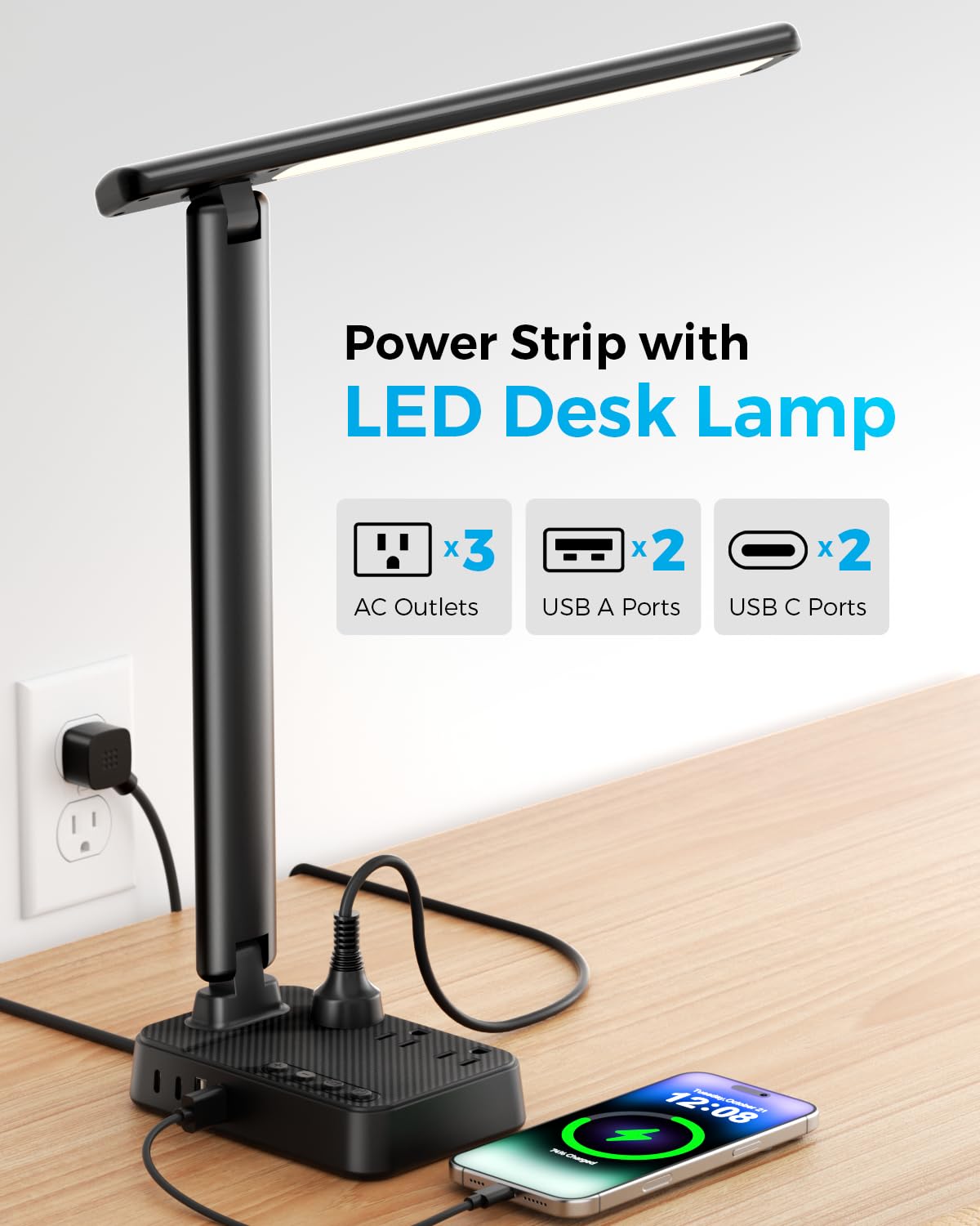 Sompaty lamp with adjustable arm for precise task lighting