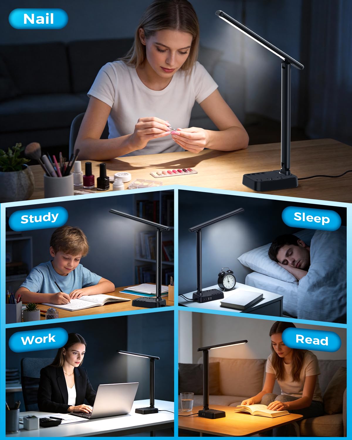 Sompaty timer and memory feature preserves brightness preferences