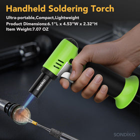 Sondiko torch ideal for culinary searing and finishing dishes.