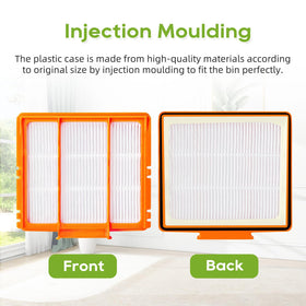 SONGRUI HEPA filter captures dust efficiently for cleaner air.